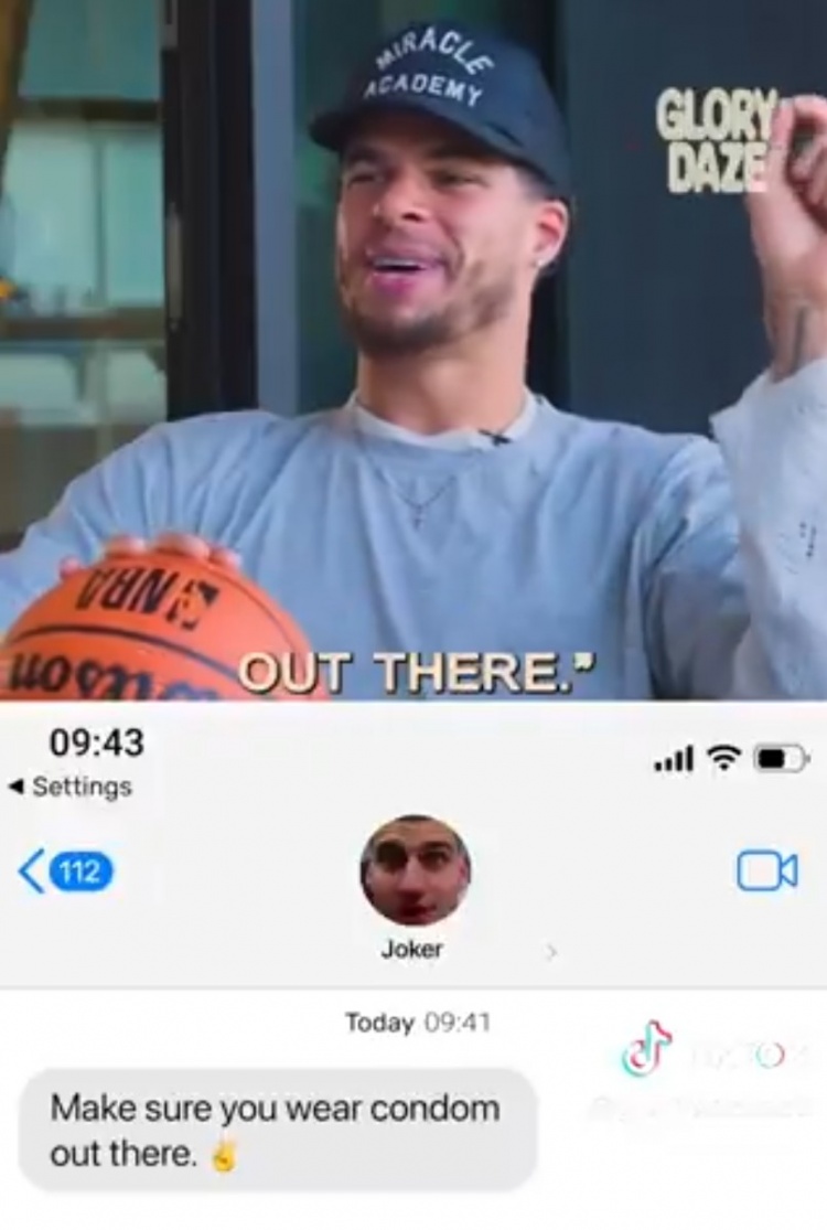 开云平台中国-注意安全💀小波特：交易后约基奇给我发信息说“记得戴套”